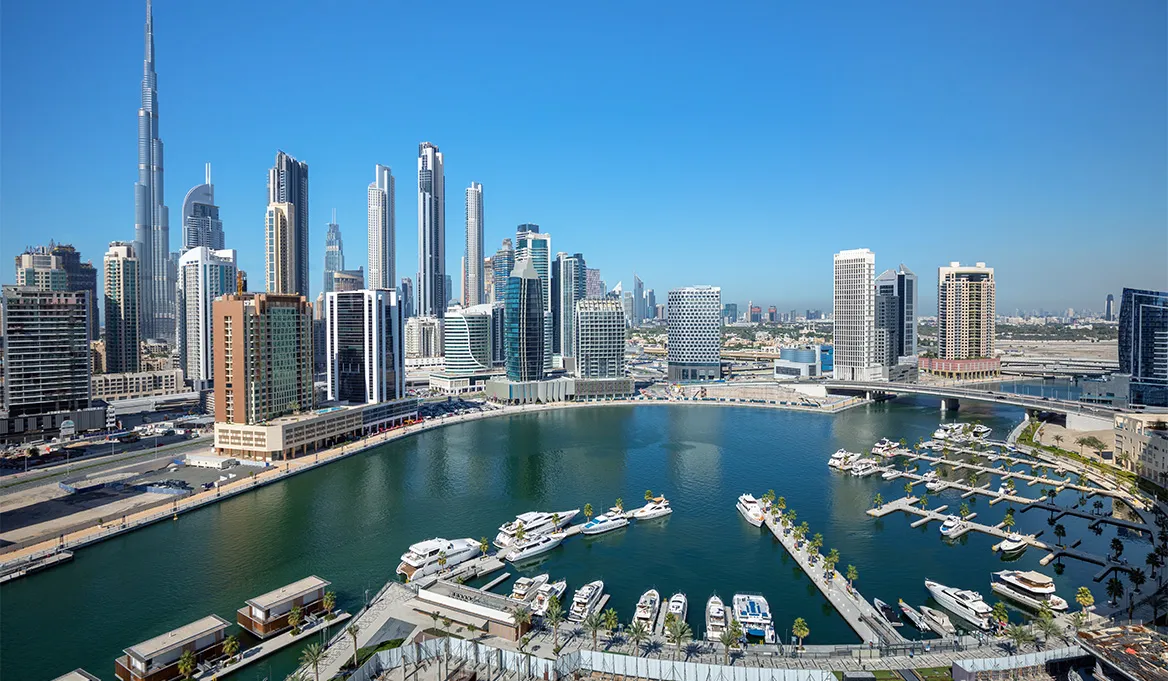 Overview of Dubai Marina